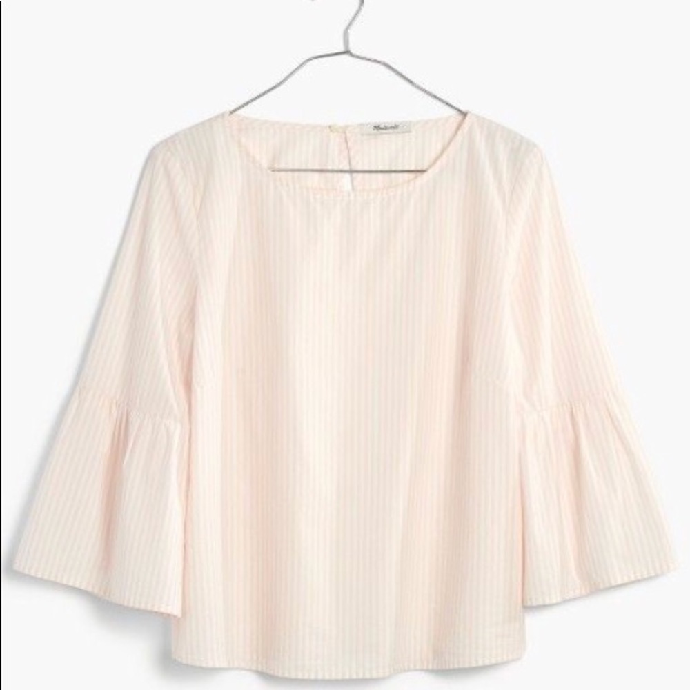 Madewell Striped Bell Sleeve Top